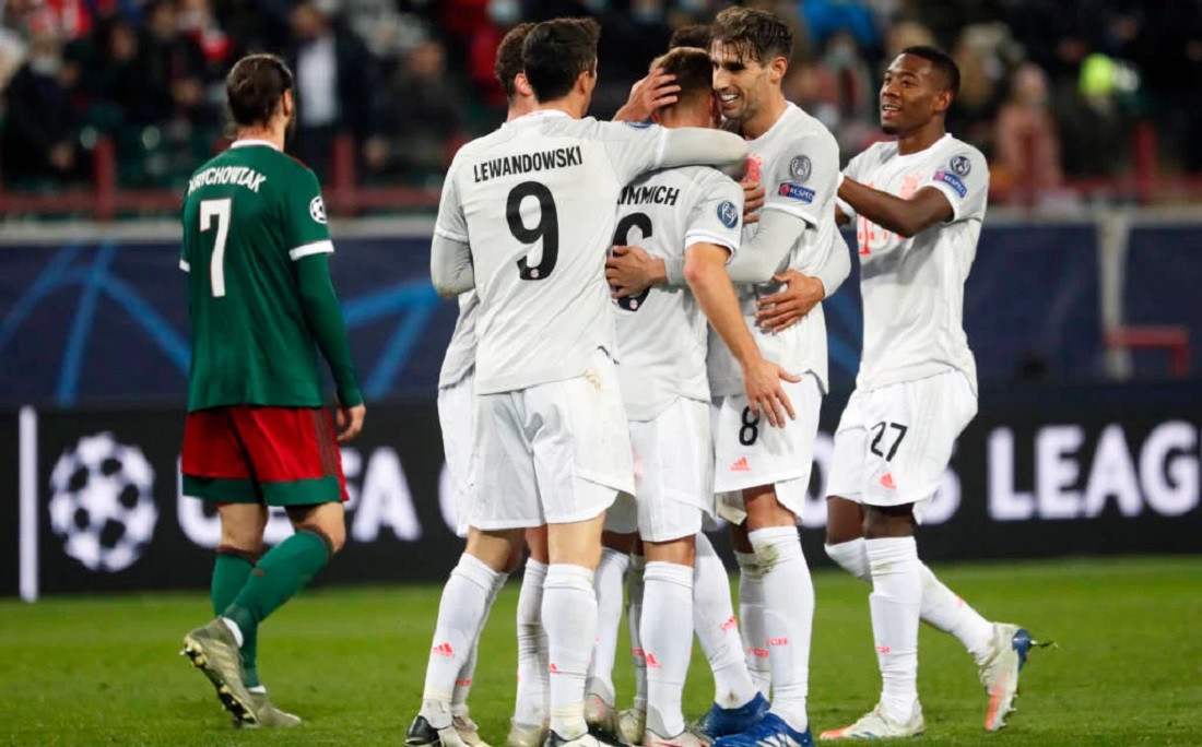 Bayern derrota Lokomotiv em Moscou e segue 100% na Champions