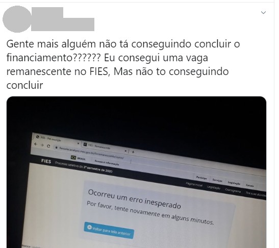 Fies reabrirá inscrições para vagas remanescentes a partir de 26 de outubro