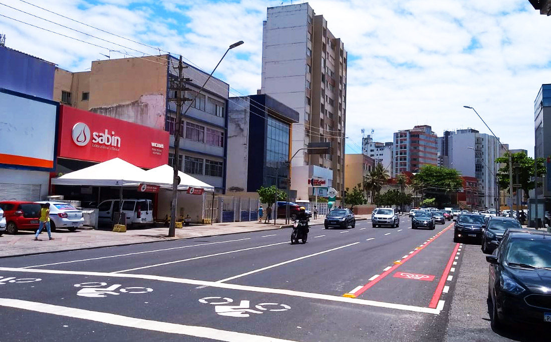 Avenida Manoel Dias recebe asfalto novo e 2,2 km de ciclovia 