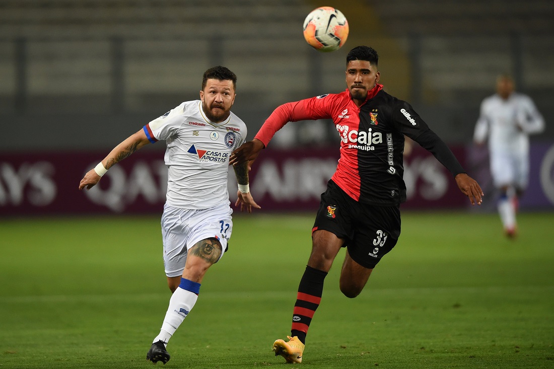 Nino marca contra e Bahia perde para o Melgar pela Sul-Americana