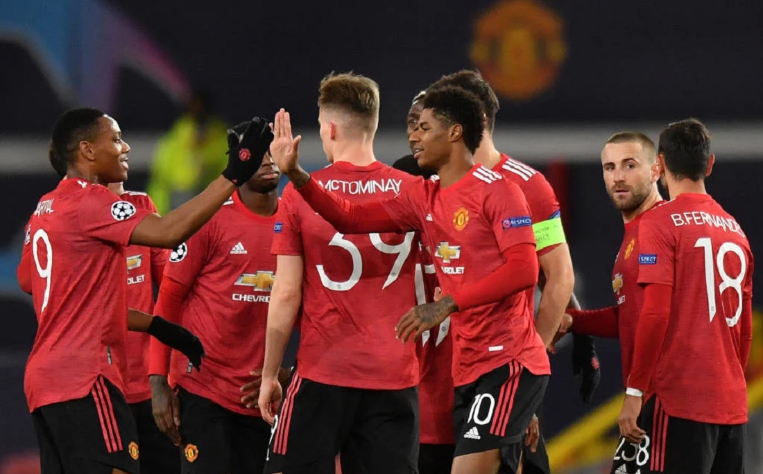 Manchester United goleia RB Leipzig na Liga dos Campeões por 5×0