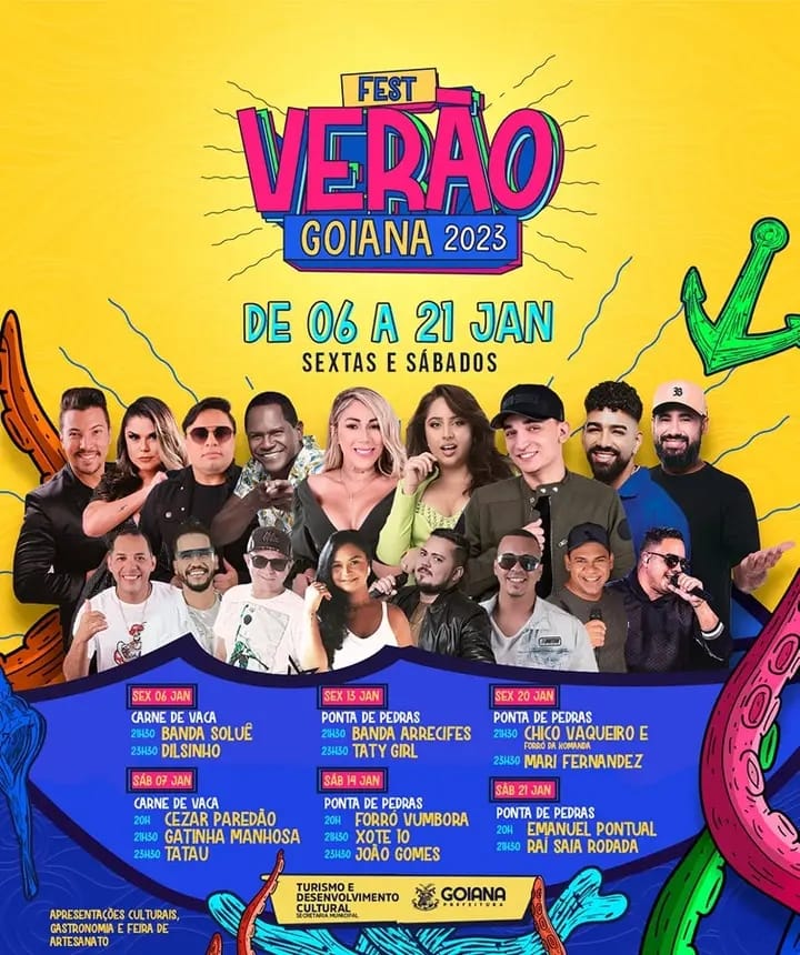 Grandes atrações e valorização da cultura local no Fest Verão Goiana