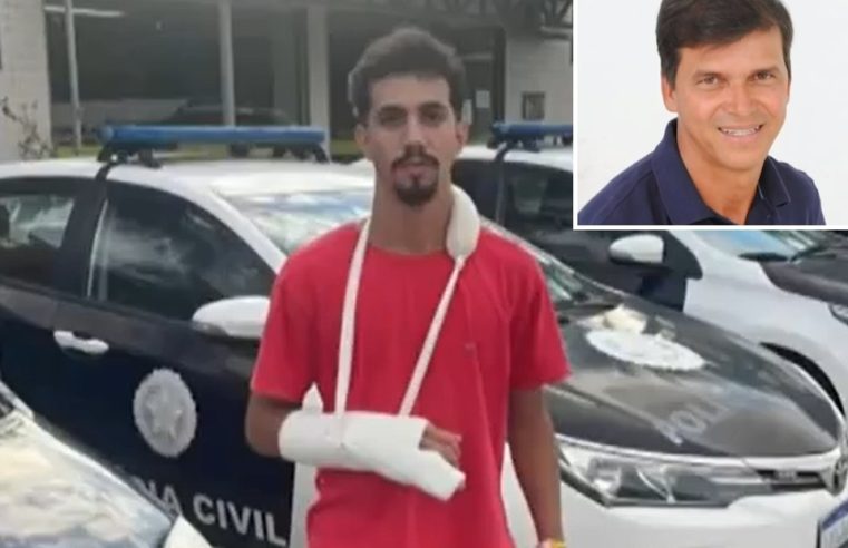 Jovem diz que levou soco de ex-prefeito e atual secretário de Governo de Silva Jardim ao cobrar solução para alagamentos na cidade; polícia investiga