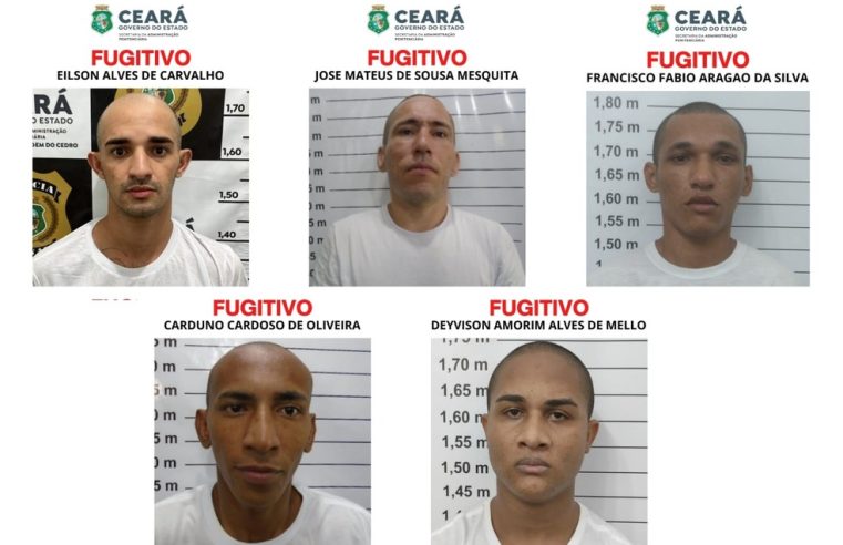 Segundo fugitivo de presídio na Grande Fortaleza é capturado pelas autoridades