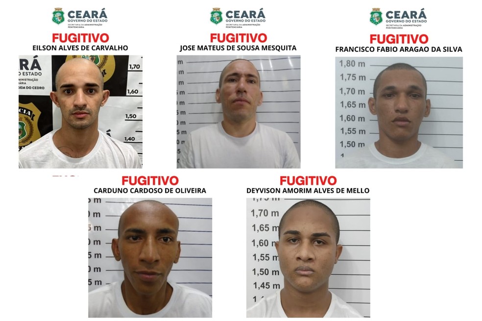 Segundo fugitivo de presídio na Grande Fortaleza é capturado pelas autoridades