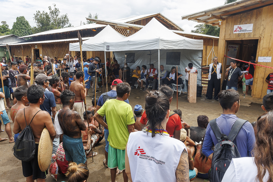 Nova instalação para atendimento médico na Terra Indígena Yanomami é inaugurada com apoio de Médicos Sem Fronteiras