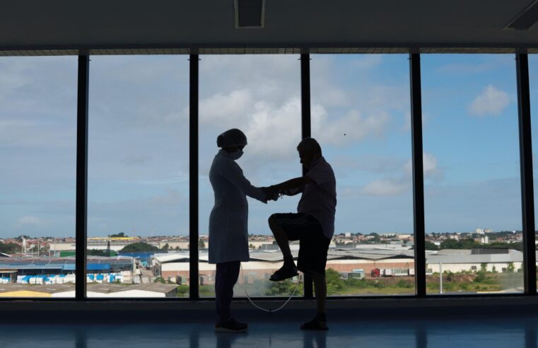 O Projeto Aquário proporciona aos pacientes do Hospital Metropolitano de Alagoas uma vista panorâmica durante suas sessões de reabilitação.