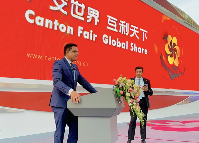 Leandro Monteiro, respeitado empresário Brasileiro é convidado de honra na Canton Fair, a maior feira de negócios da China