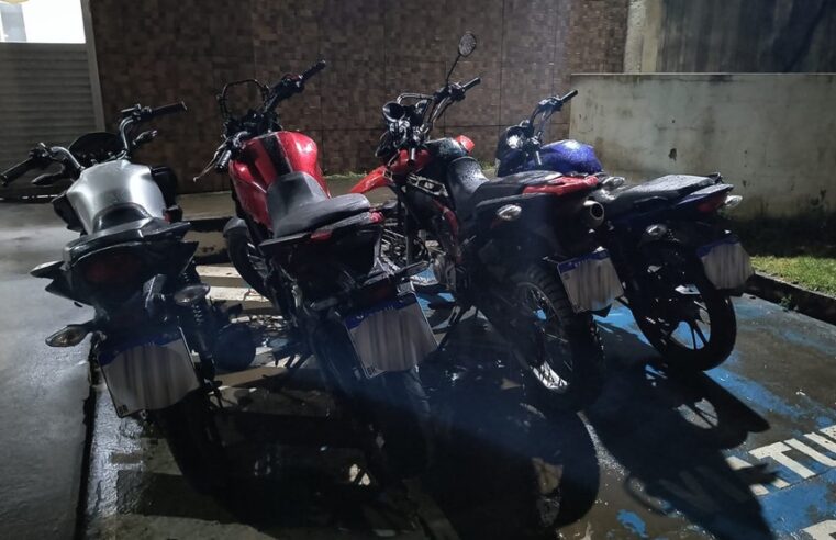 Quatro homens são presos suspeitos de desmanchar motos roubadas em Salvador