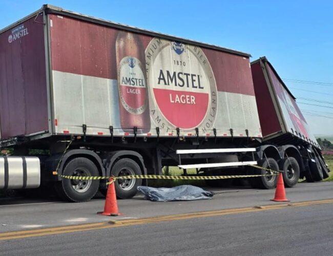 Peregrino é vitimado por carreta na BR-101 em terras alagoanas