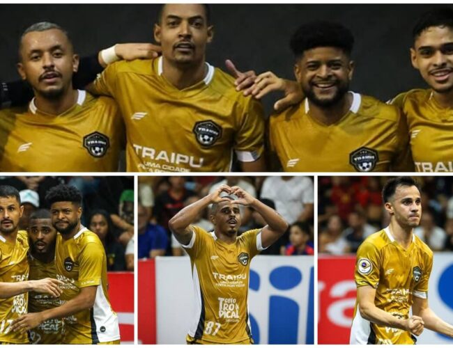 Traipu bate o Sport como visitante e conquista a segunda posição na tabela do Campeonato Brasileiro de Futsal