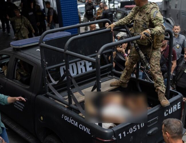 Megaoperação no Rio contra o Comando Vermelho deixa 60 mortos e 81 presos