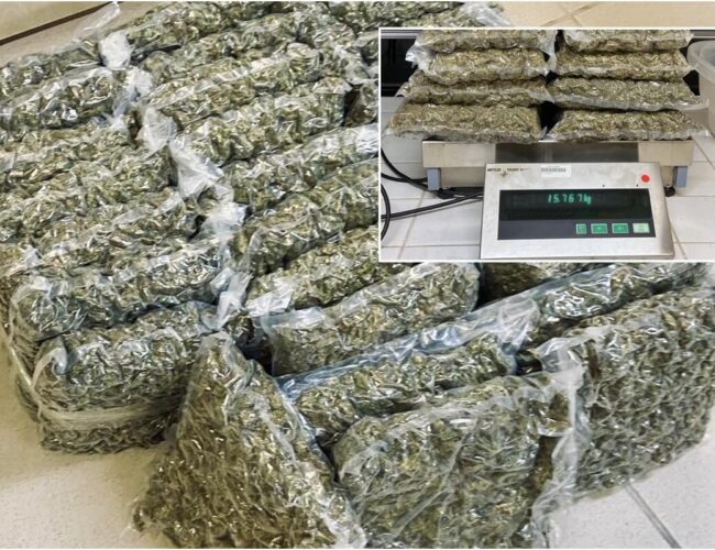 Operação conjunta resulta na apreensão de grande quantidade de maconha no Aeroporto de Maceió