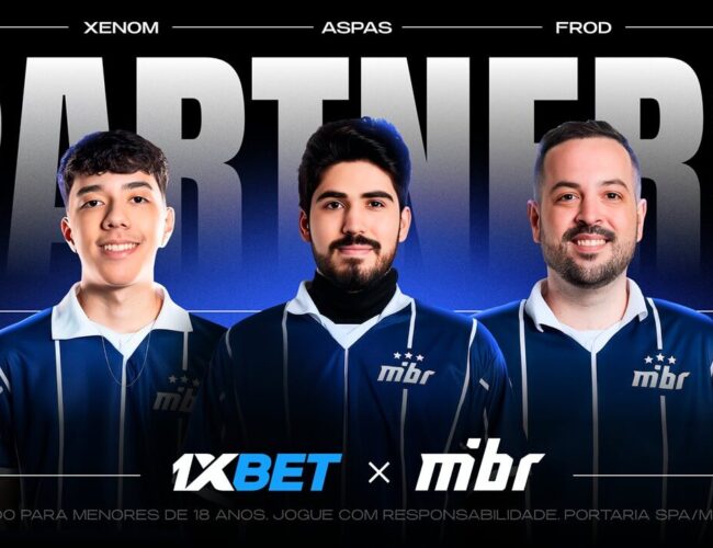 1xBet firma parceria exclusiva com time de VALORANT da MIBR