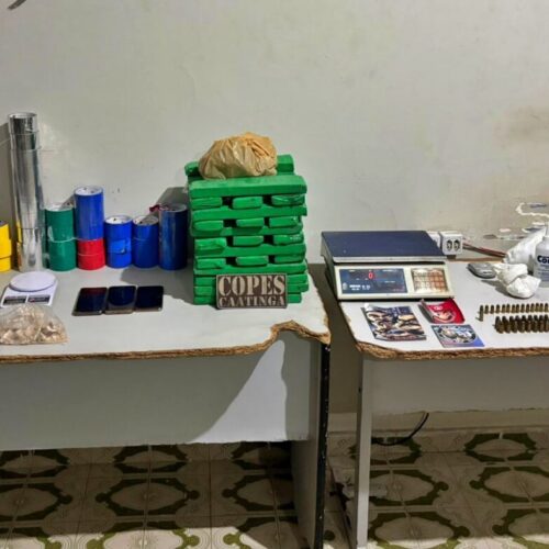 Operação da COPES resulta na apreensão de mais de R$ 120 mil em entorpecentes no interior de Alagoas após denúncia.