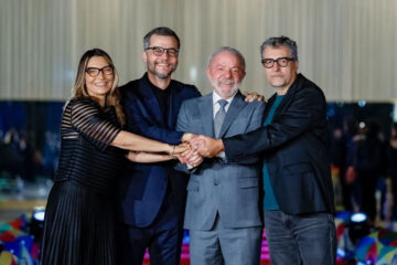 Lula celebra vitórias históricas de O Agente Secreto no Globo de Ouro