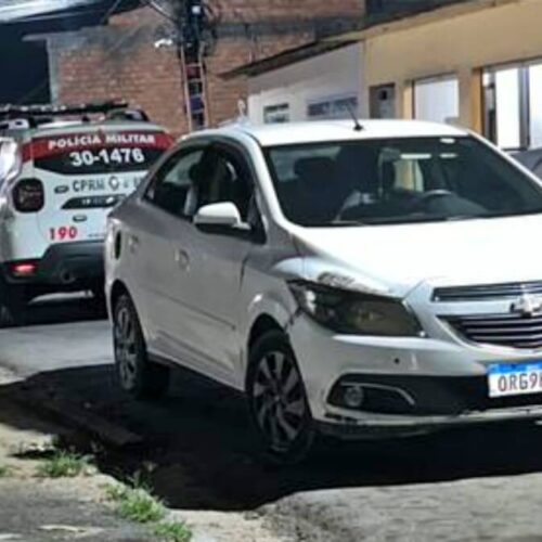 Polícia recupera carro de motorista de aplicativo sequestrado pelo 8º Batalhão