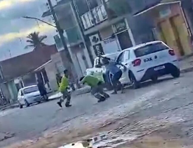Funcionários da BRK são agredidos com facão ao tentar realizar corte de água em cliente devedor – Veja o vídeo!
