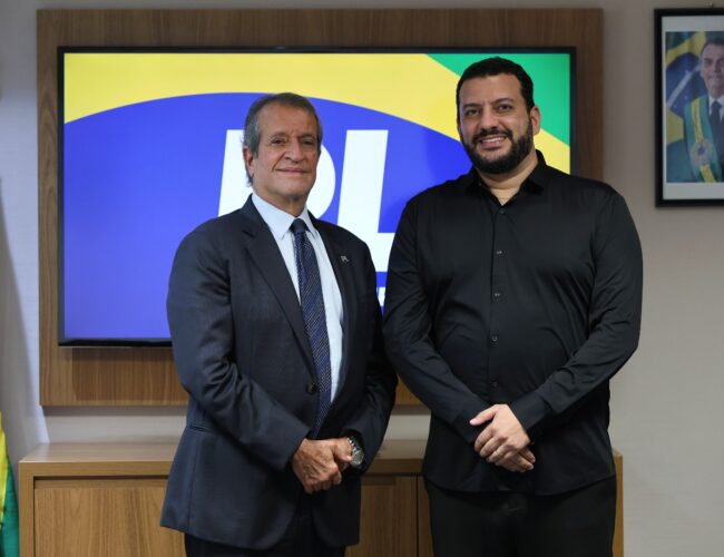 Robson Ouro Preto se reúne com Valdemar da Costa Neto e fortalece articulação para 2026